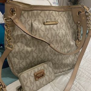 Michael Kors Satchel Bag & Wallet